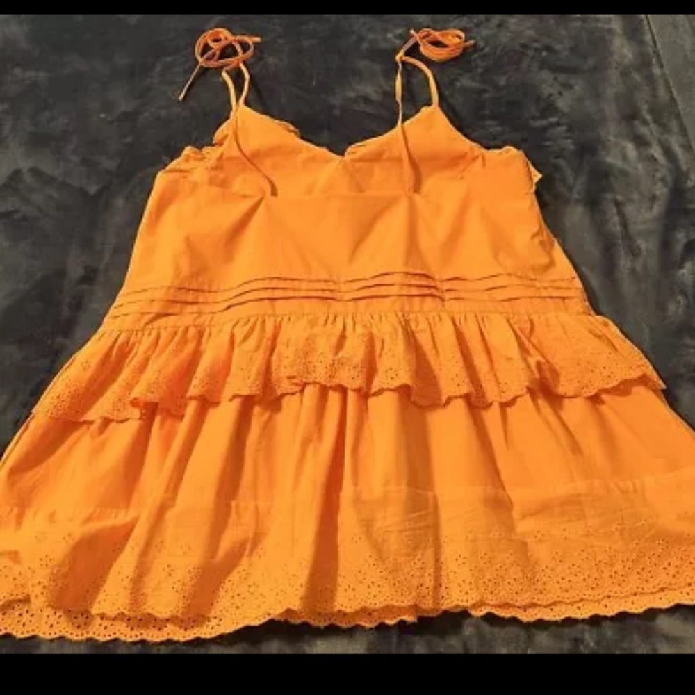 Anthropologie Tank Top Josephine Mare Mare Lg Eyelet Festival Beach Retro NWT - Picture 10 of 14